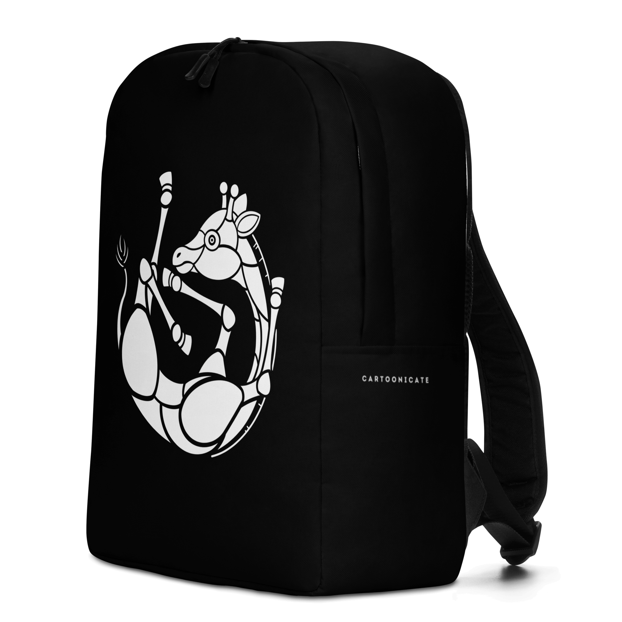 Cartoonicate black backpack