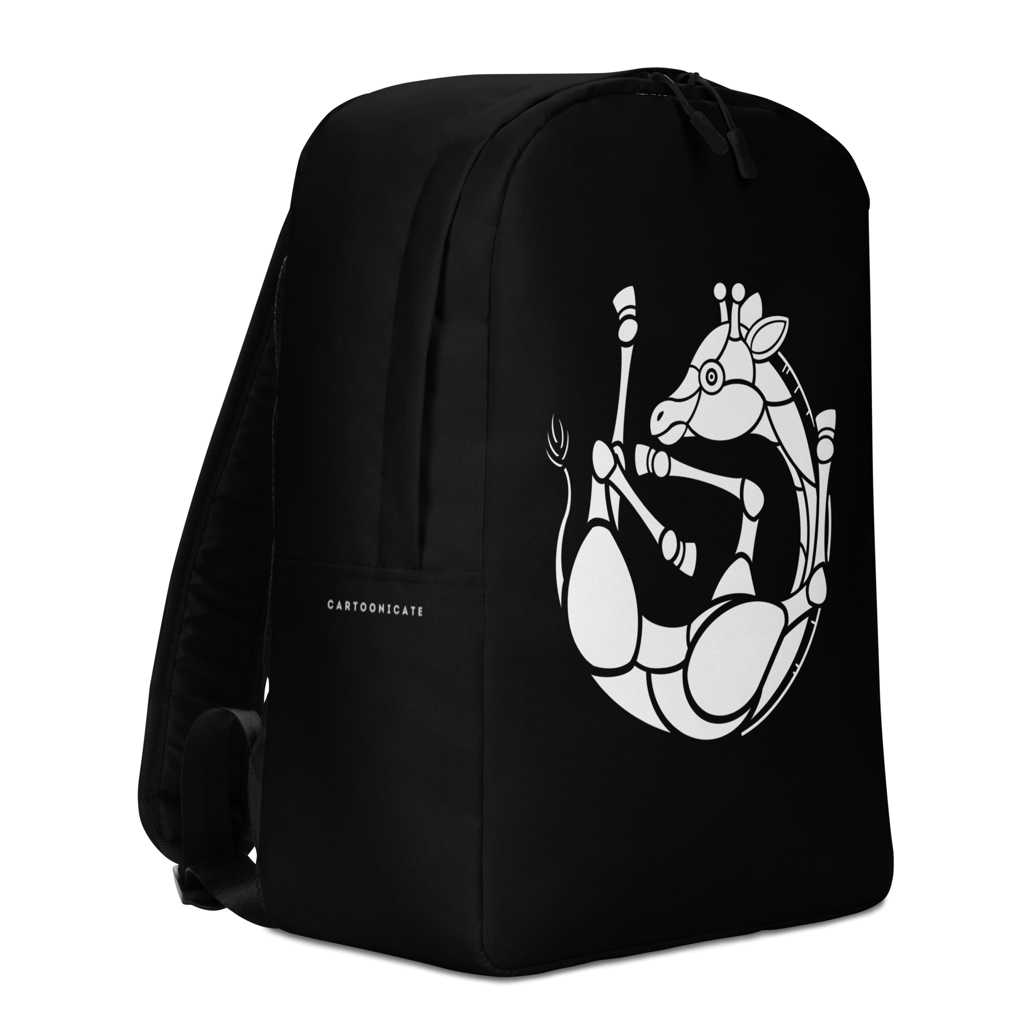 Cartoonicate black backpack