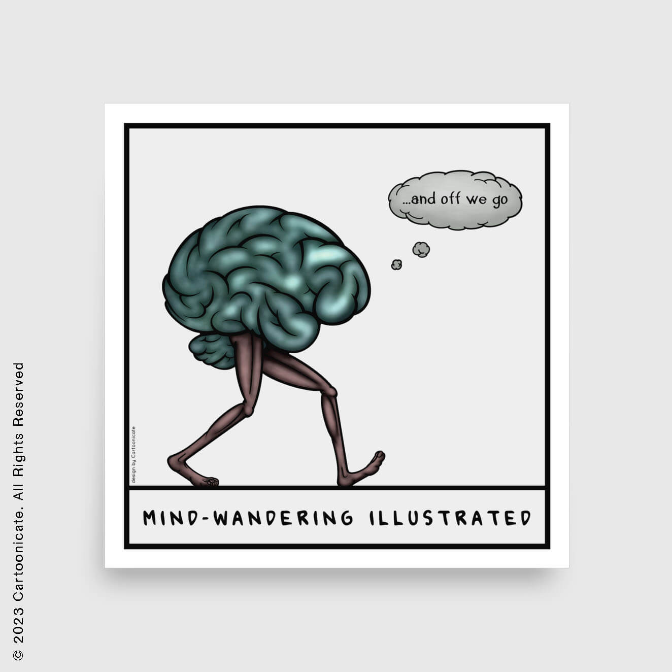 Hey you dropped this brain by importedruined  Funny art prints, Funny  posters, Funny doodles