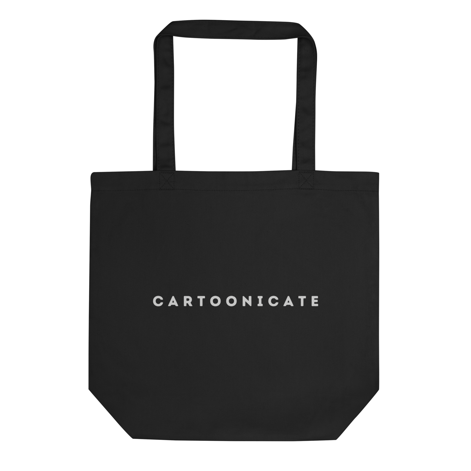 Organic cotton tote bag black