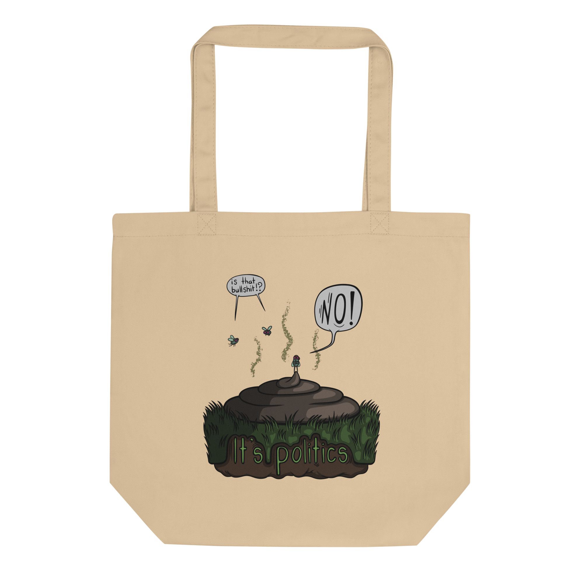 funny cartoon politics tote bag natural