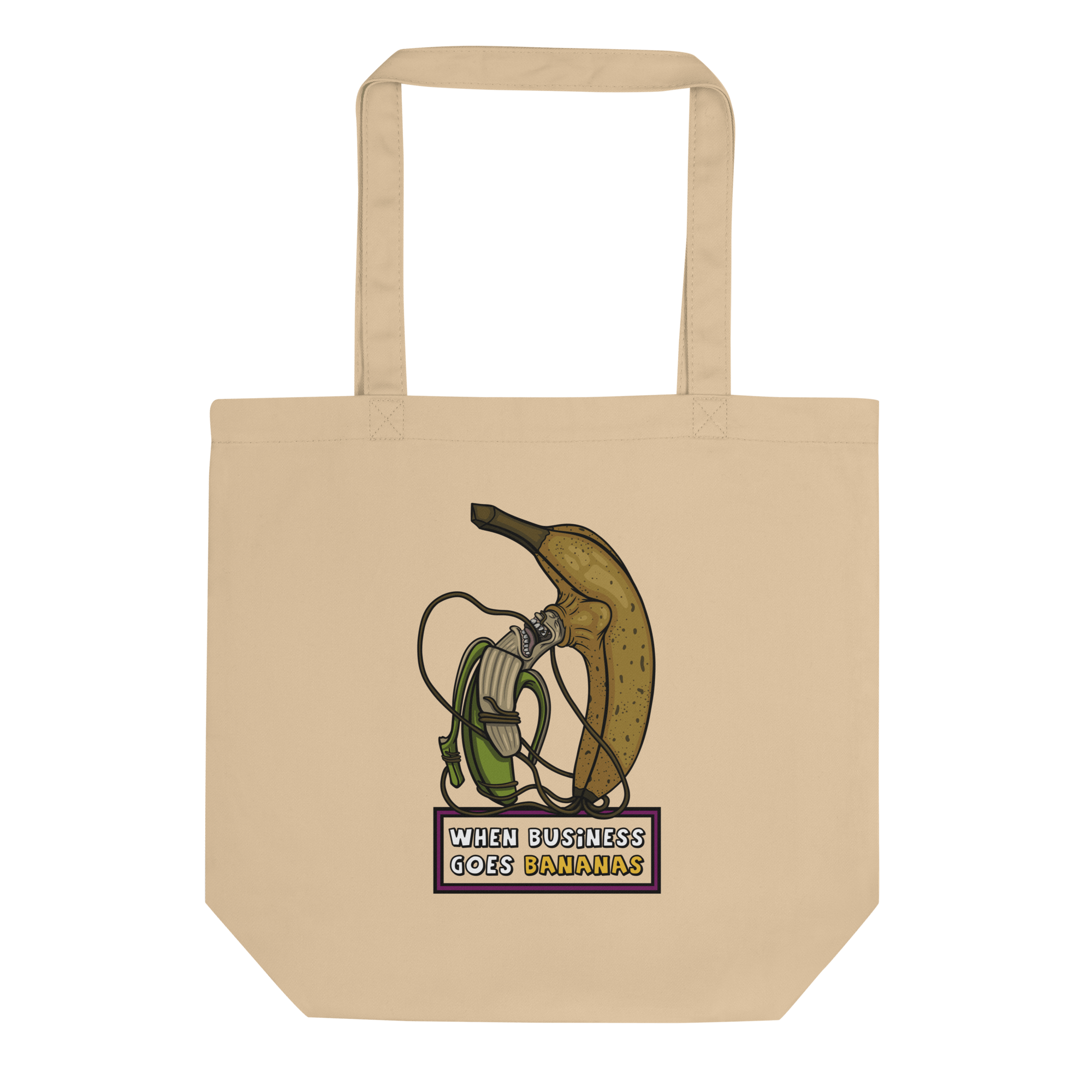 When business goes bananas tote bag natural