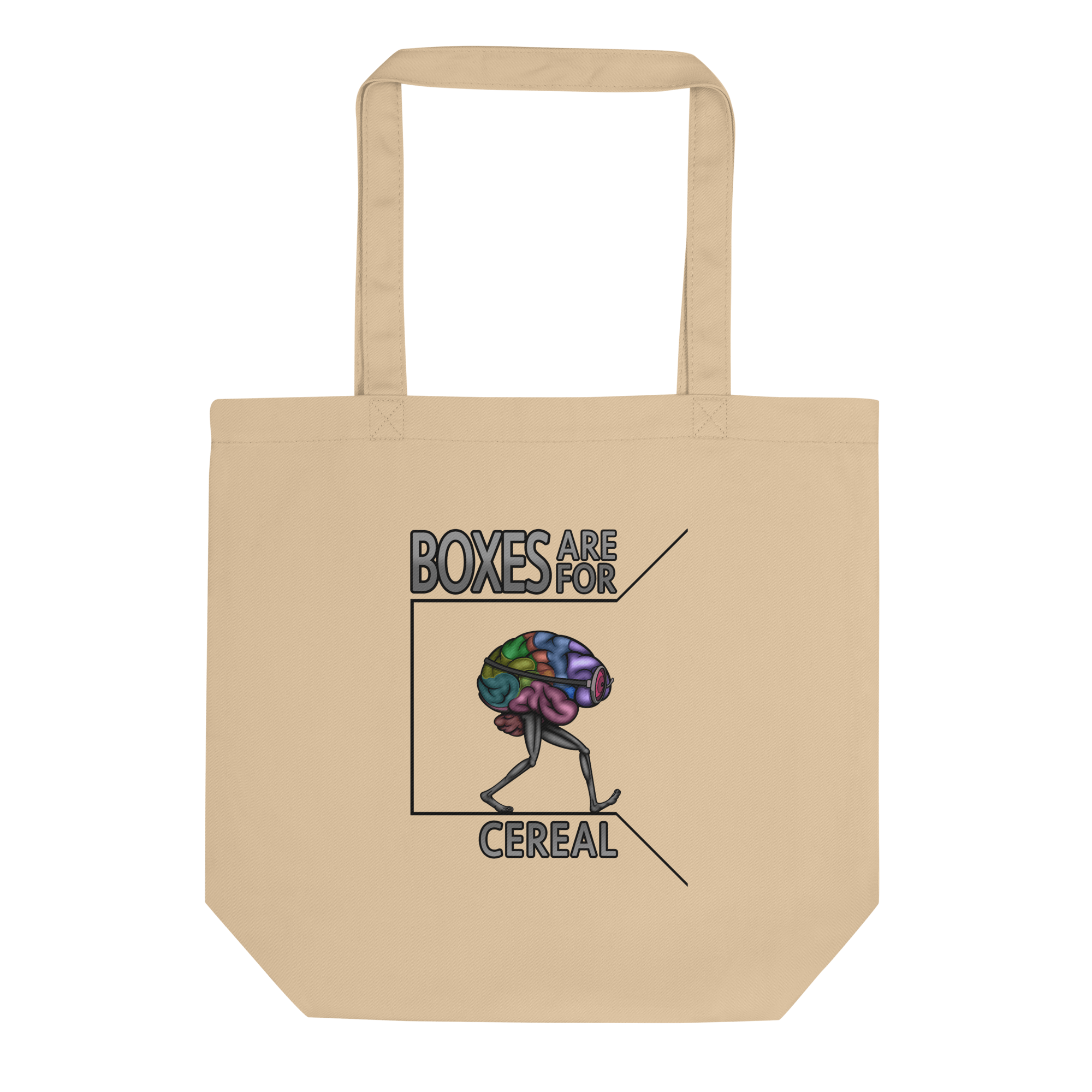 boxes are for cereal tote bag natural