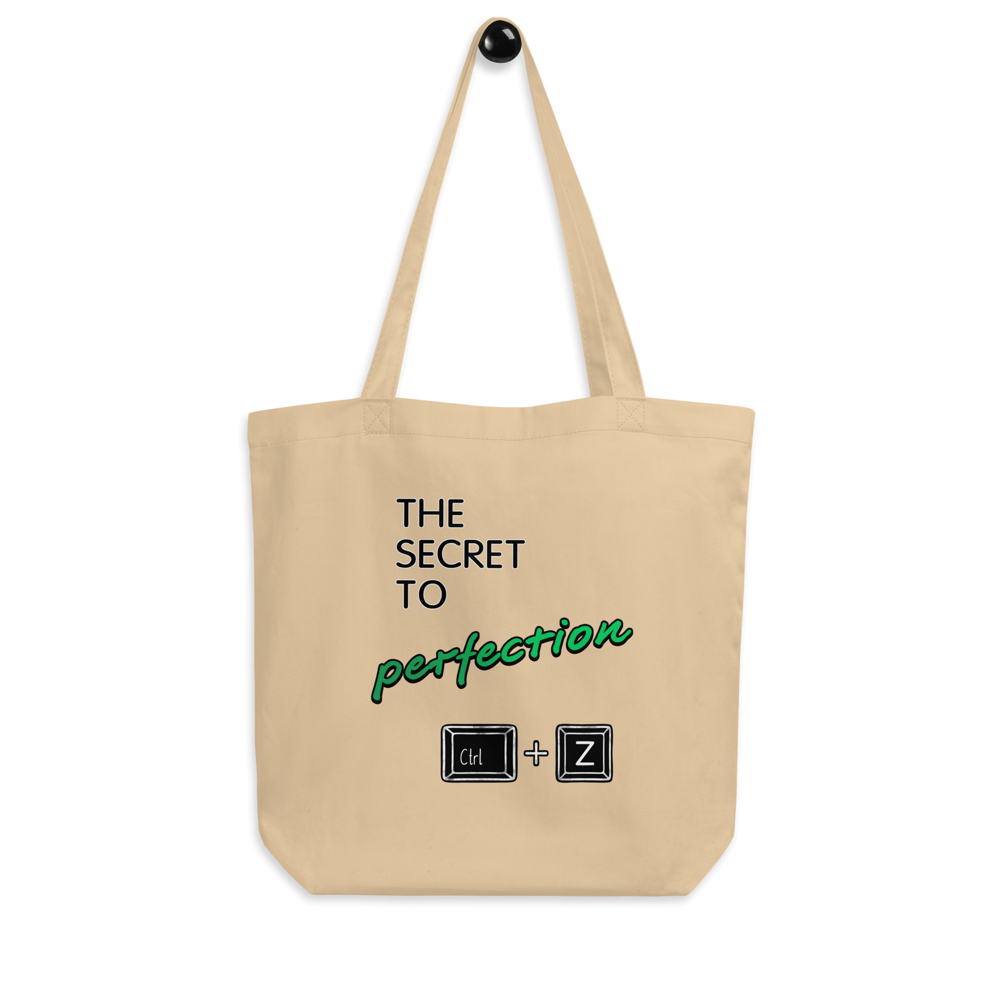 Ctrl + Z computer keyboard shortcut tote bag natural