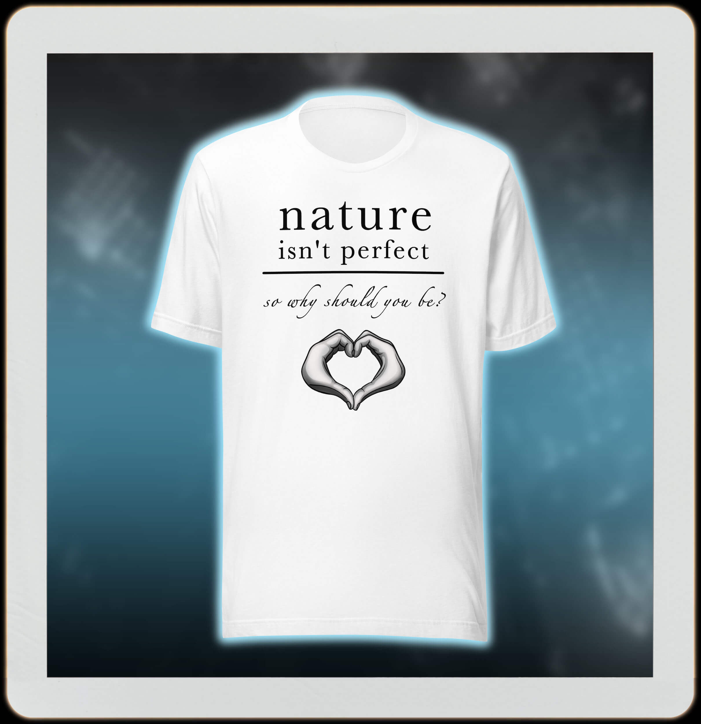 cute text based design on white t-shirt