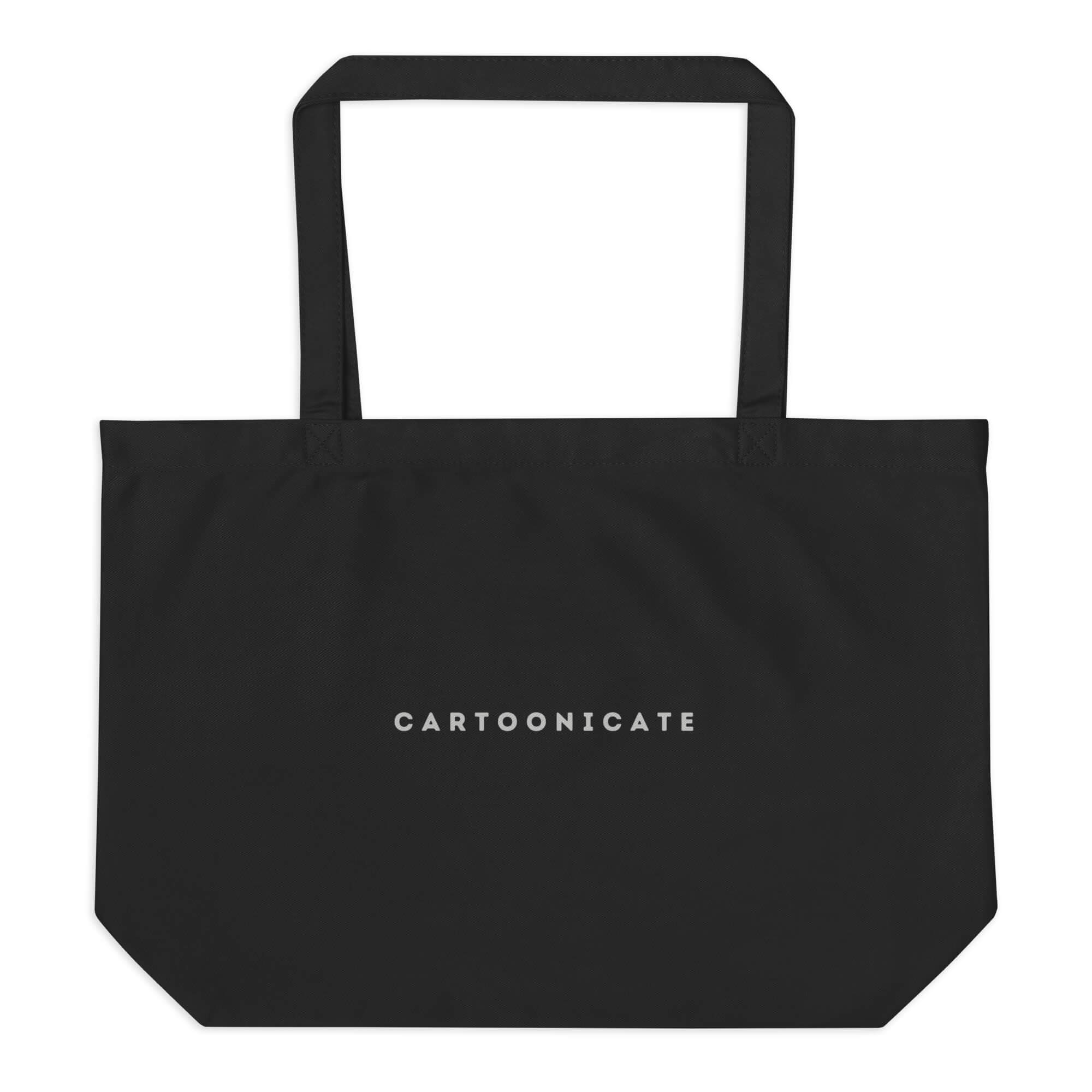 Cartoonicate tote bag organic cotton