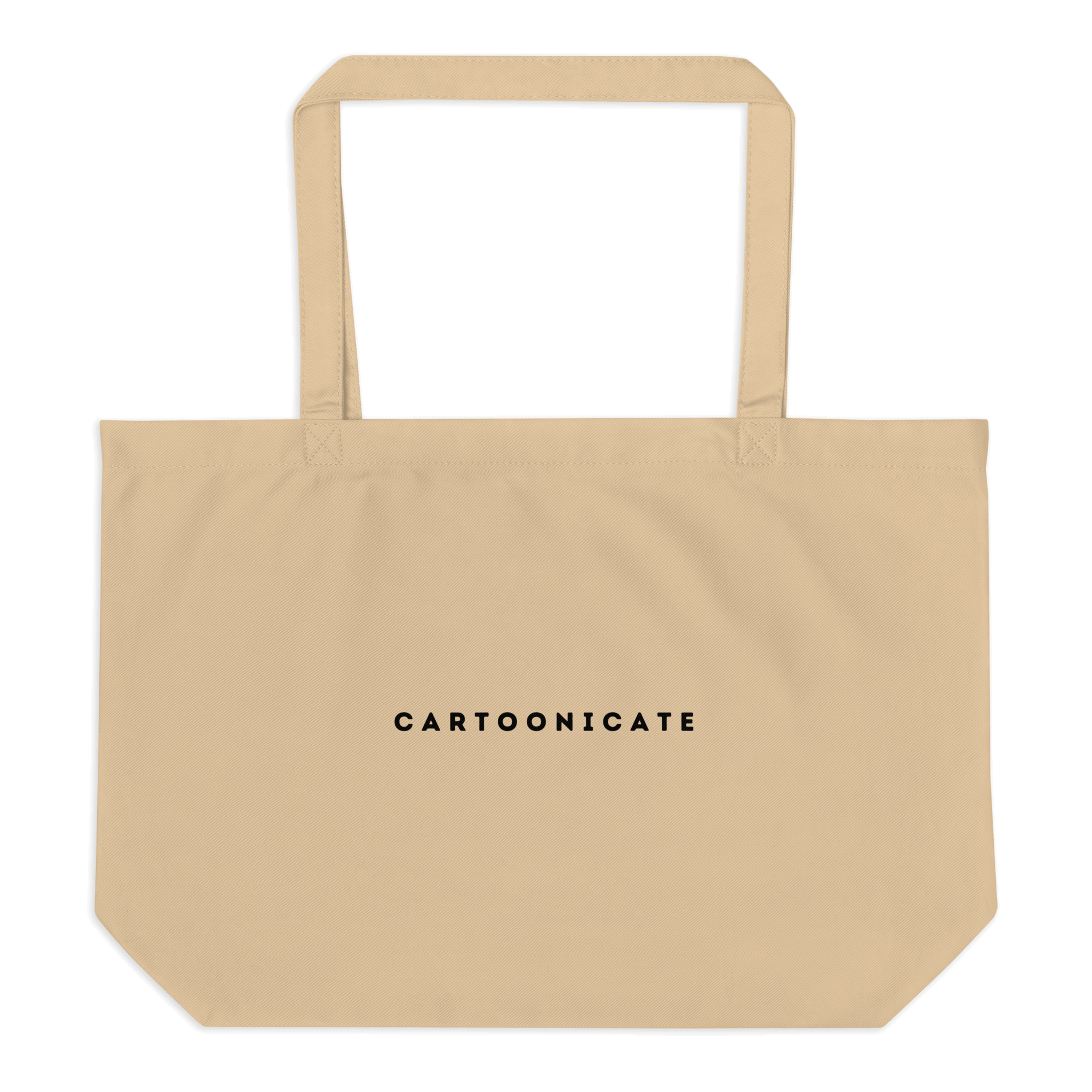 Cartoonicate tote bag natural