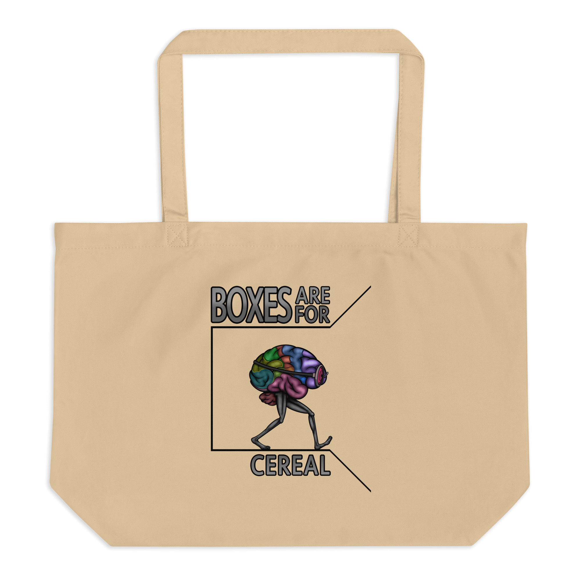 boxes are for cereal tote bag natural