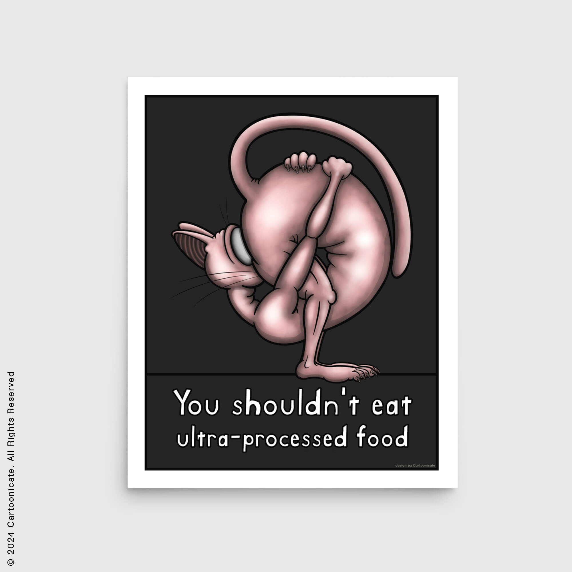 You shouldn't eat processed food interior wall print