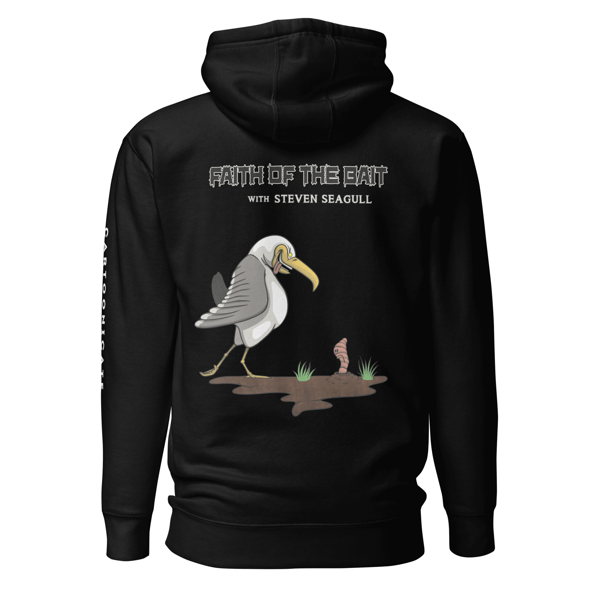 Faith of the bait black hoodie