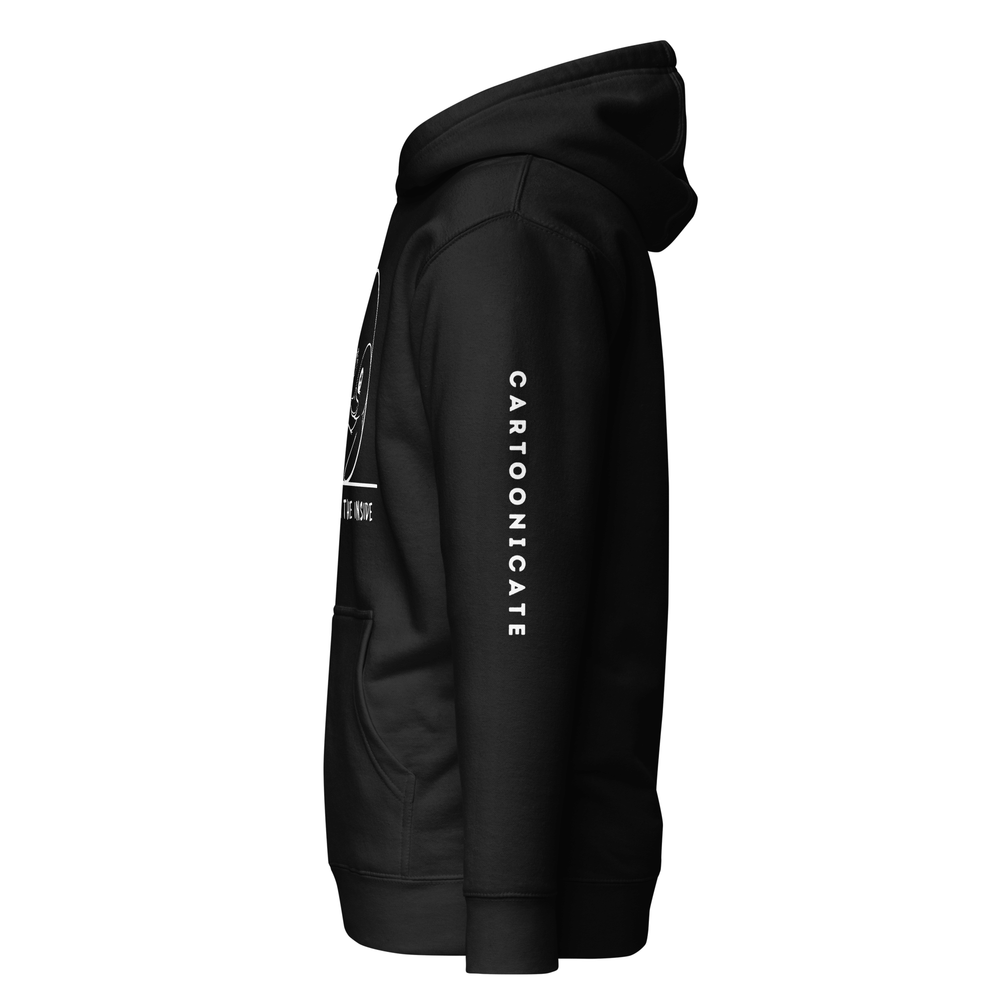 Cartoonicate black hoodie