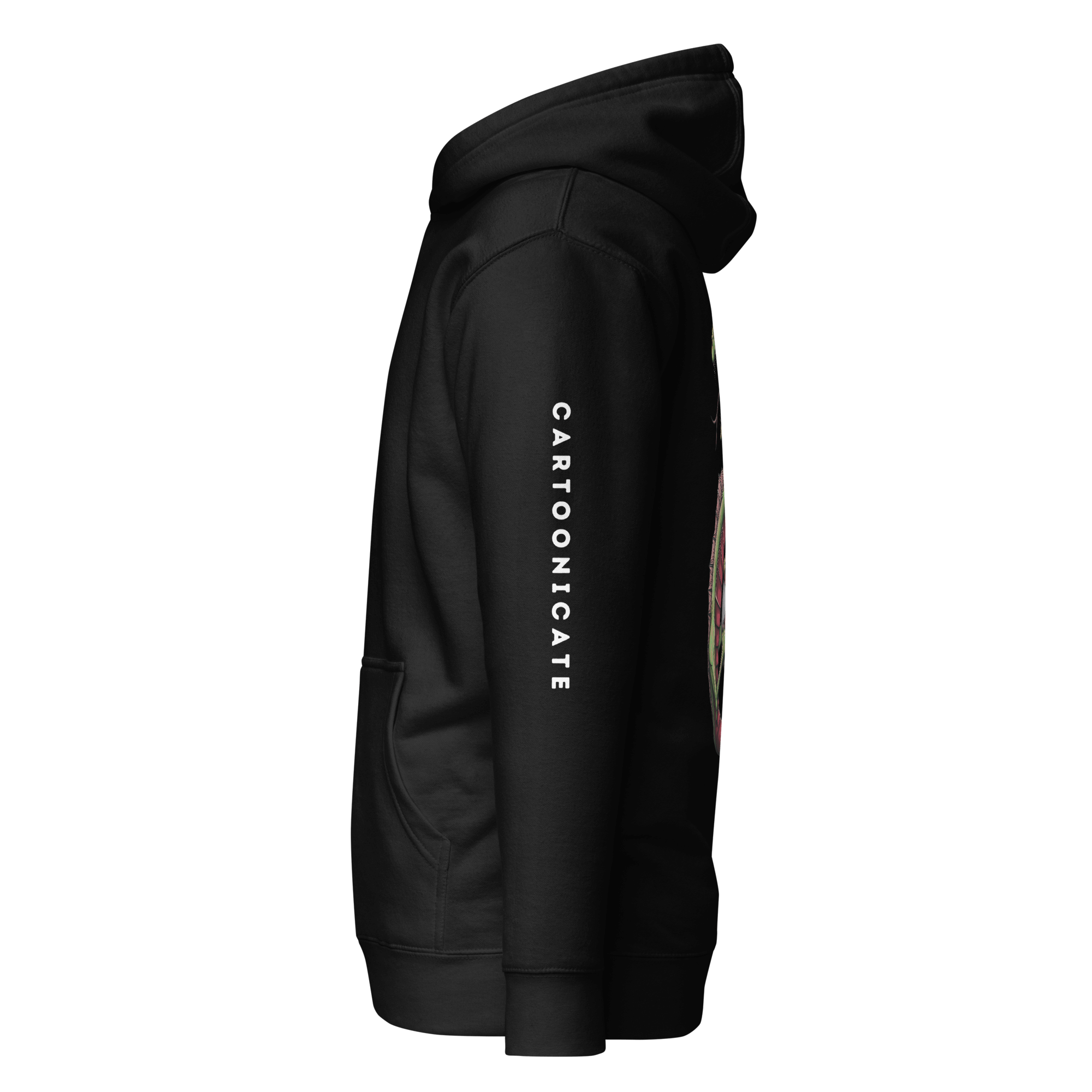 Cartoonicate black hoodie