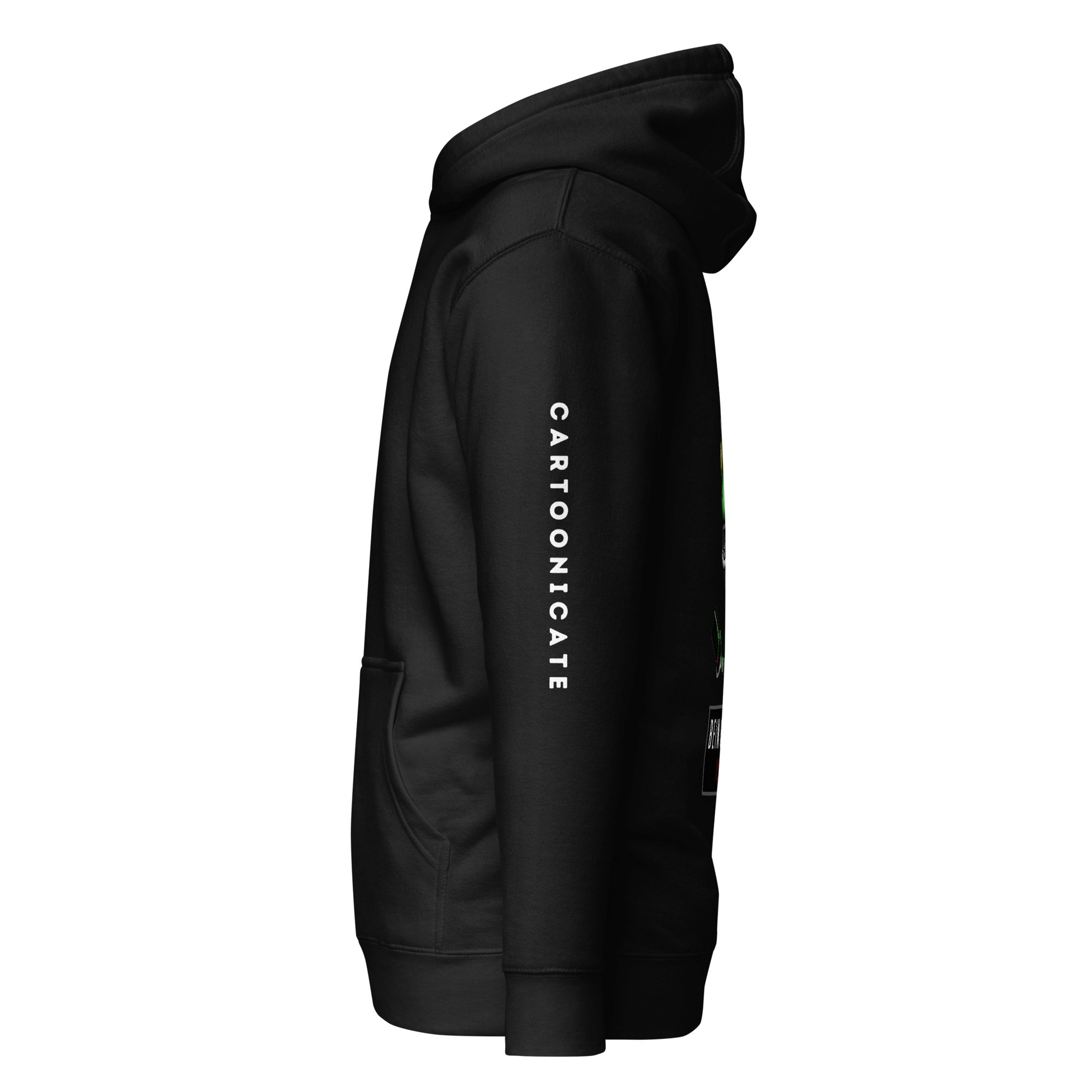 Cartoonicate hoodie black