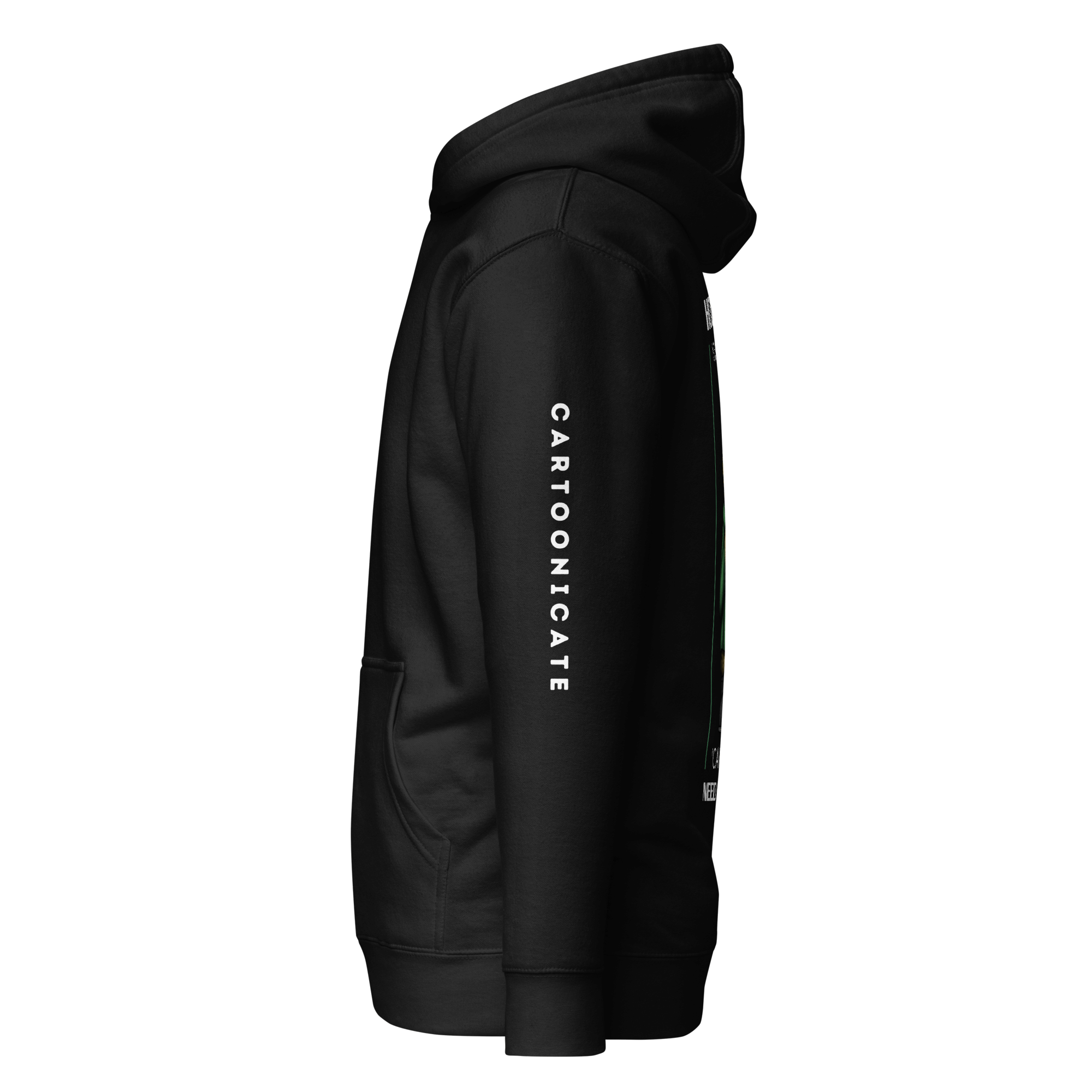 Cartoonicate hoodie black