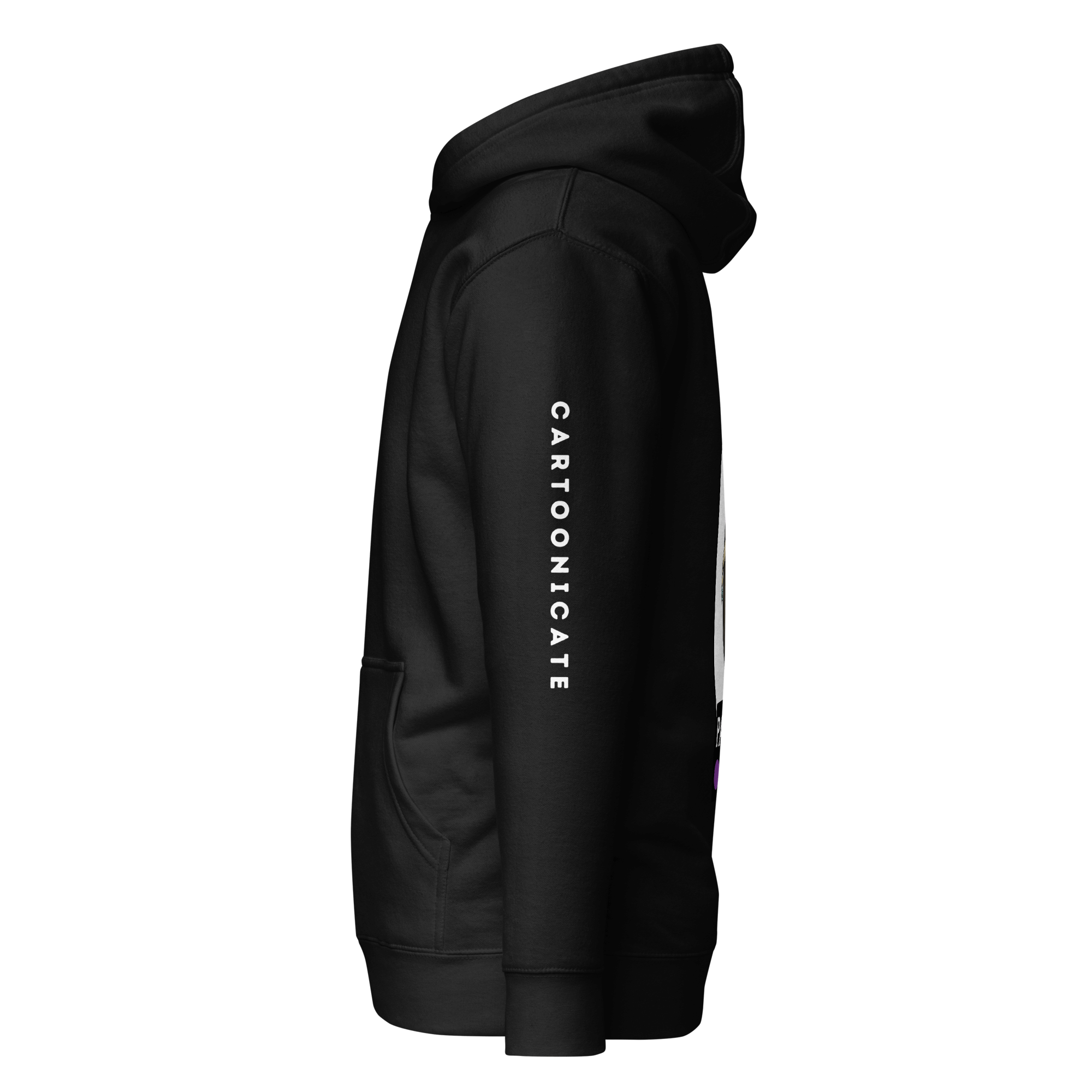 Cartoonicate hoodie black