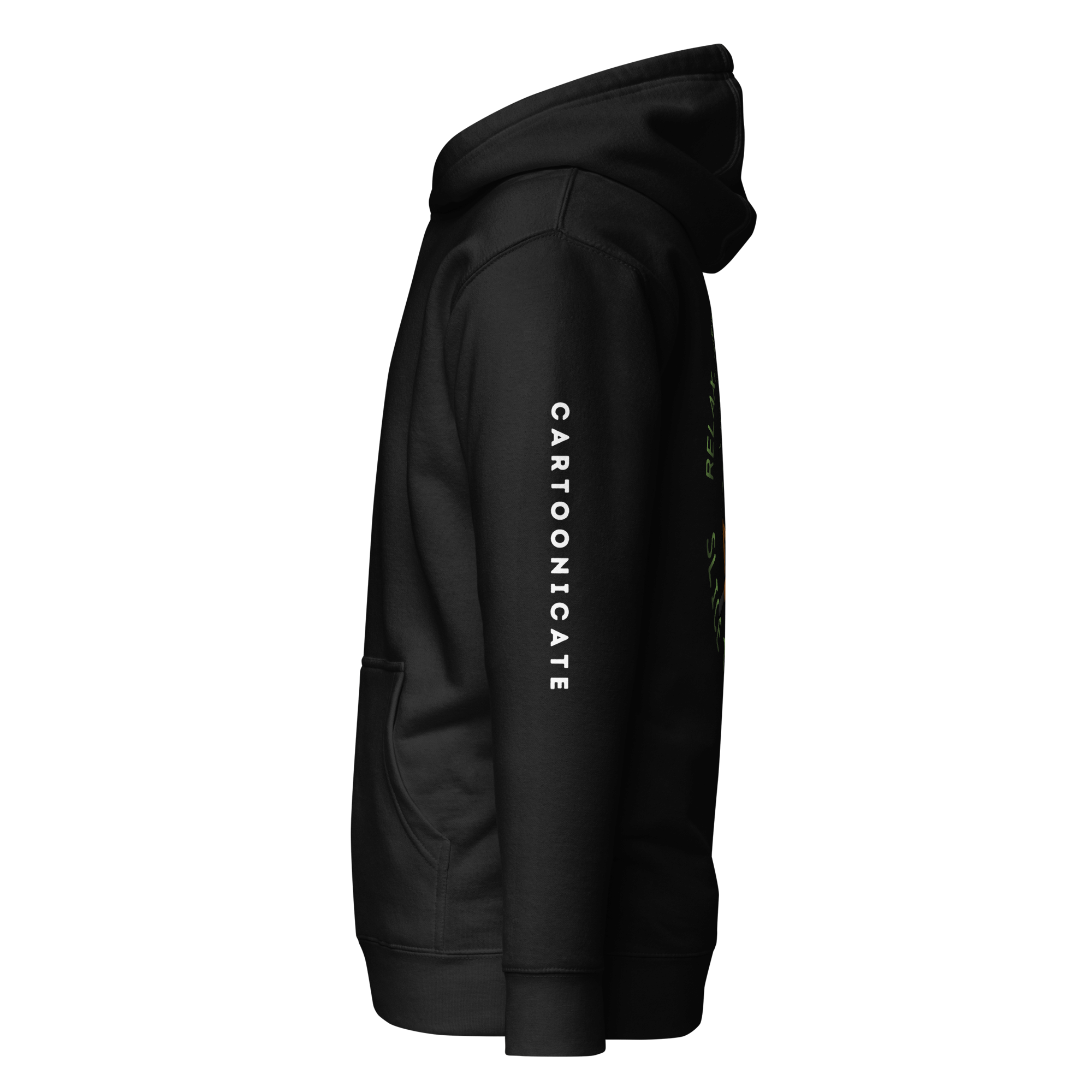 Cartoonicate hoodie black