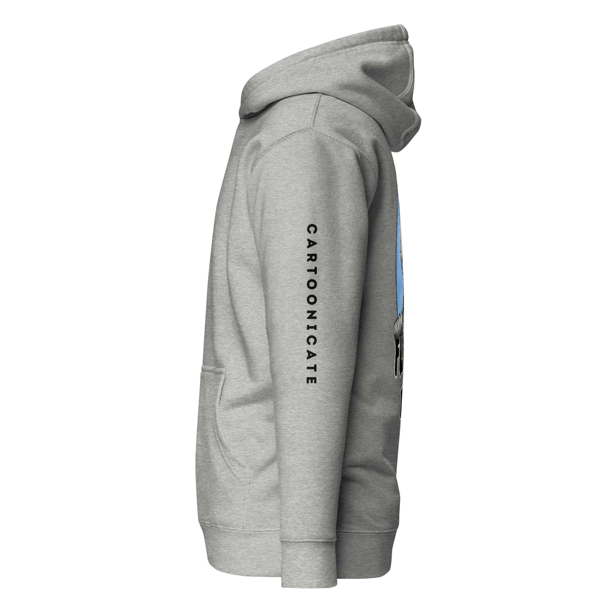 Cartoonicate grey hoodie