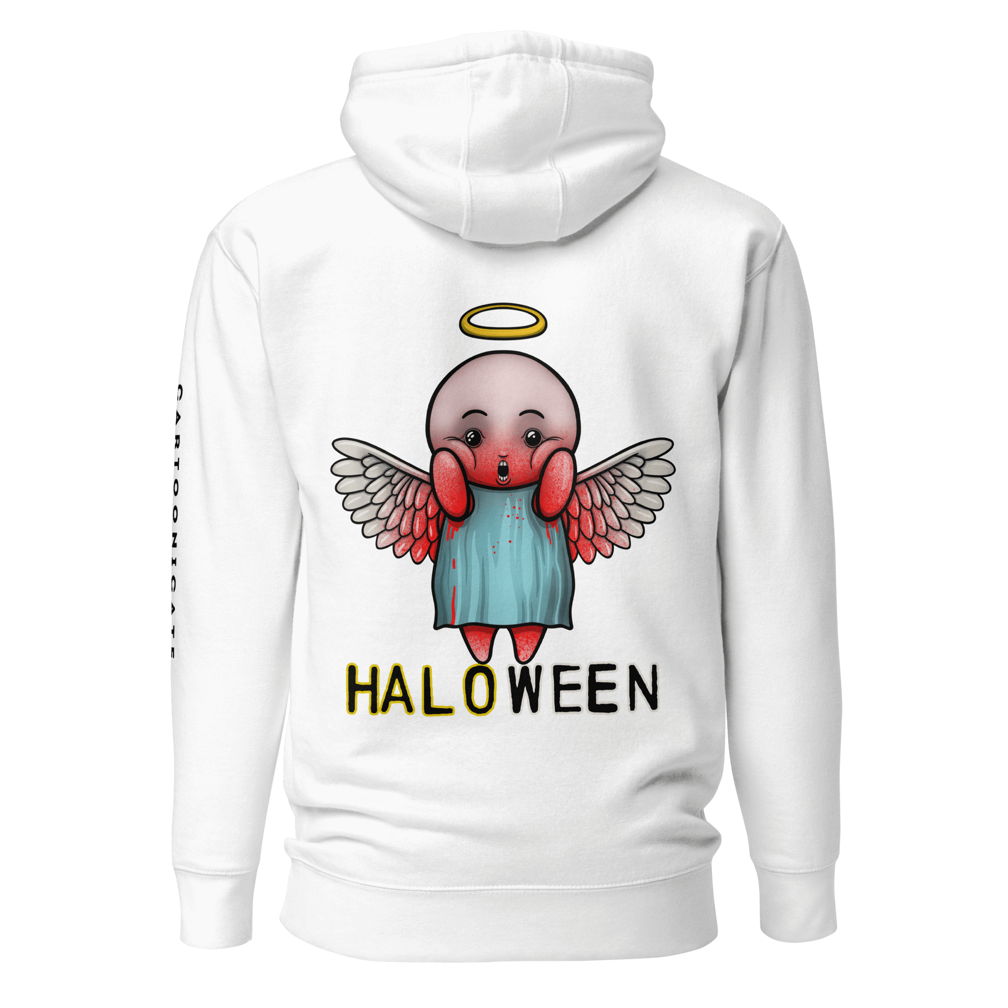 Spppky Halloween hoodie white