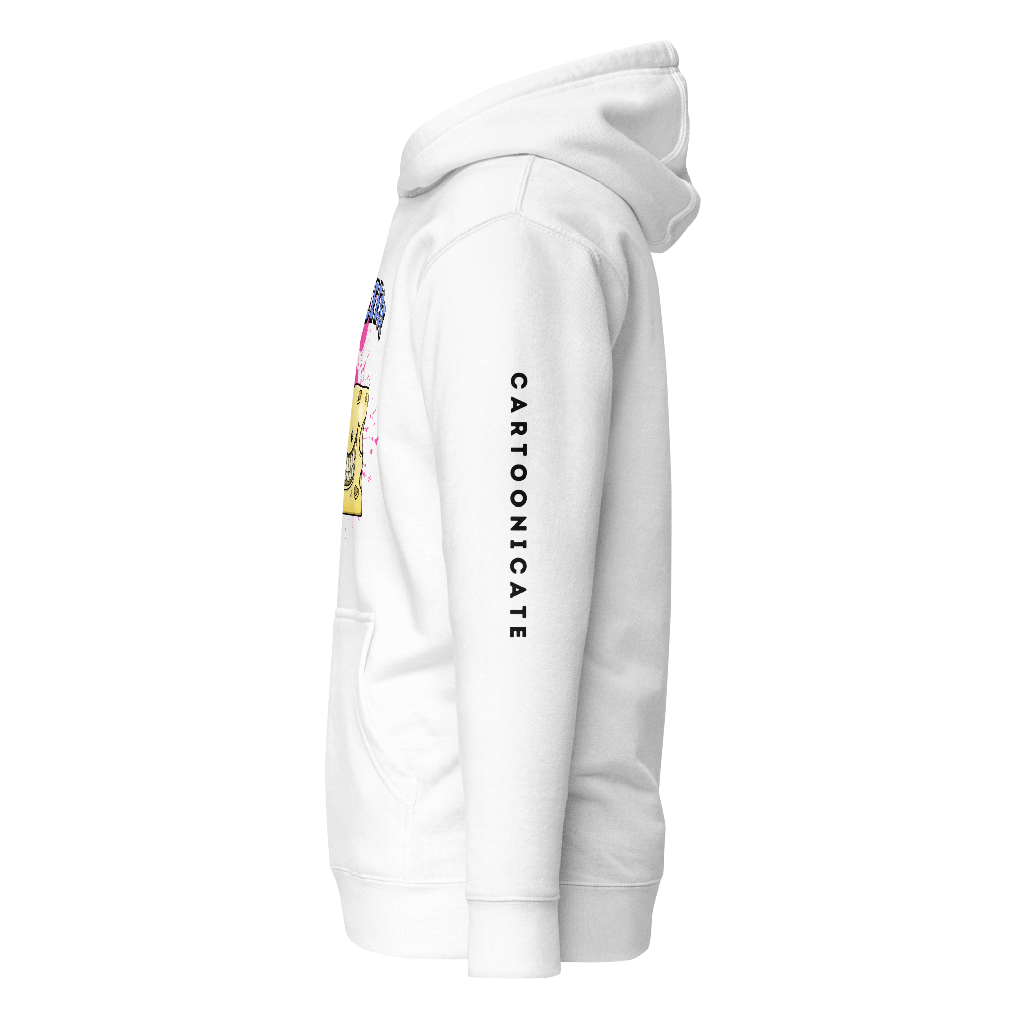 Cartoonicate white hoodie