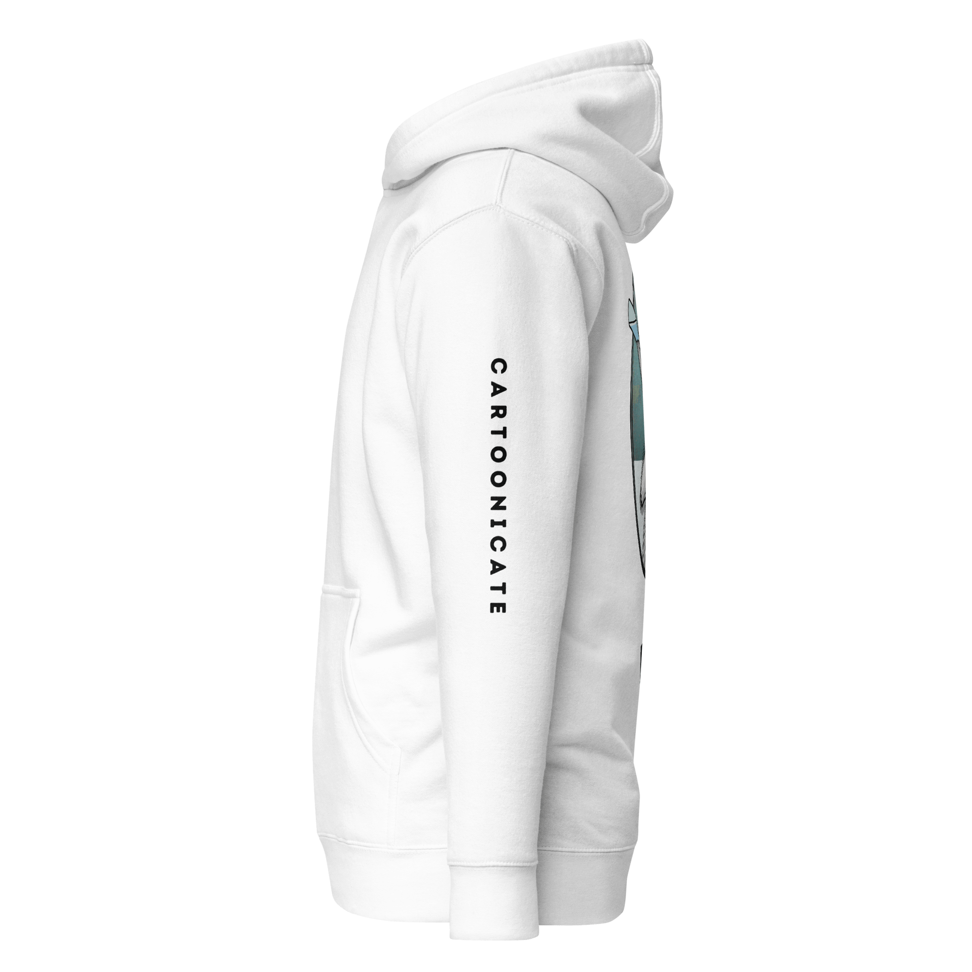 Cartoonicate white hoodie