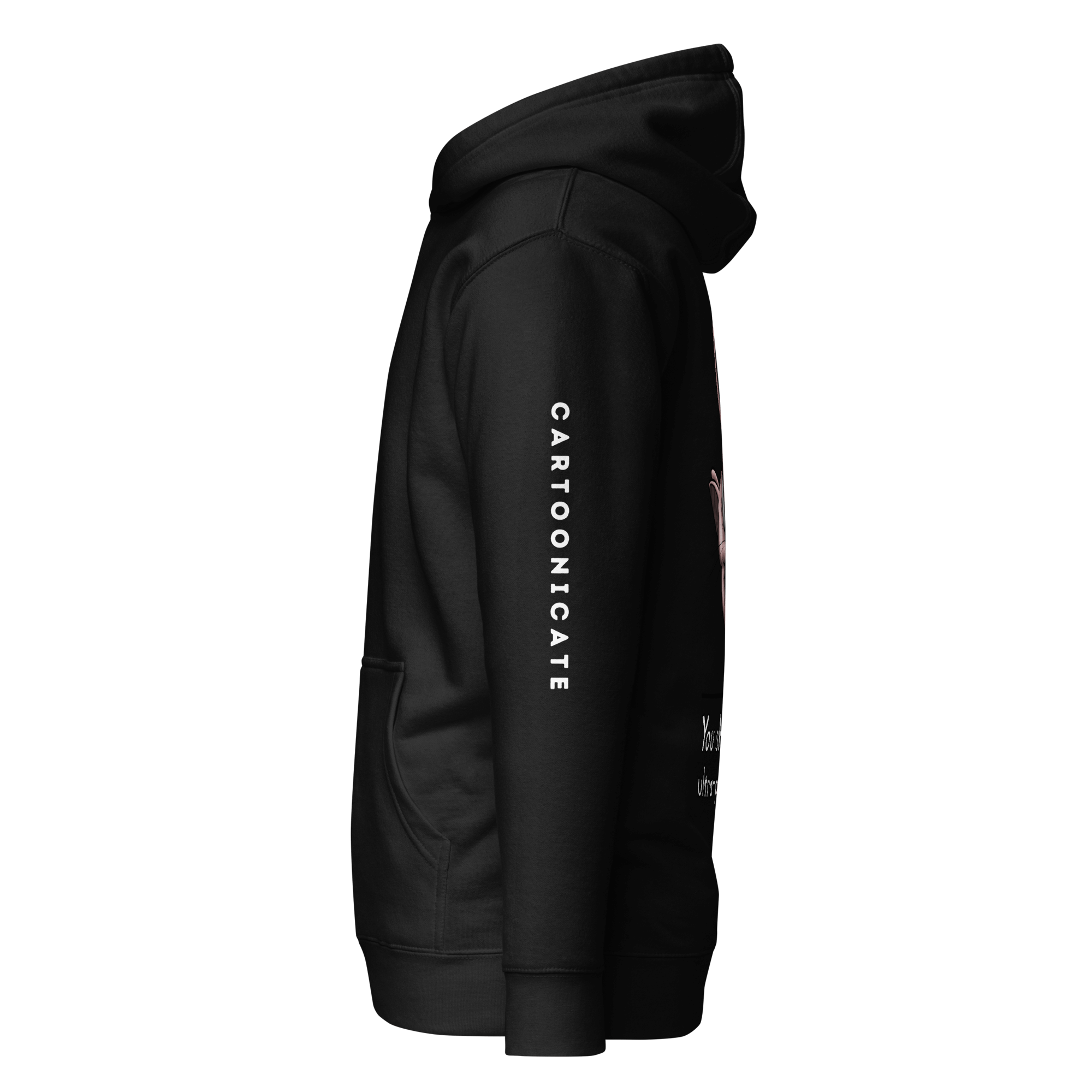 Cartoonicate hoodie black