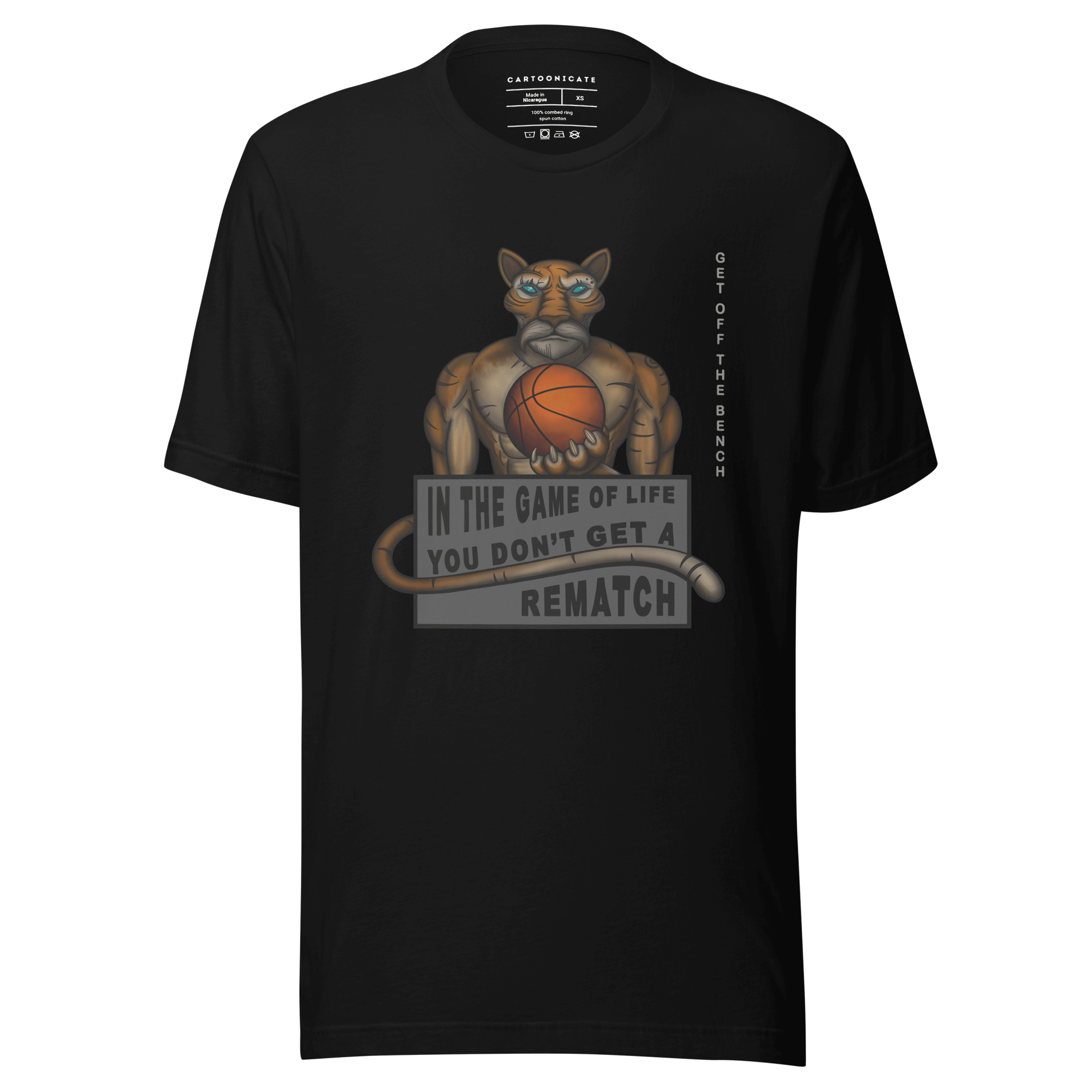 game of life tiger sports tee black