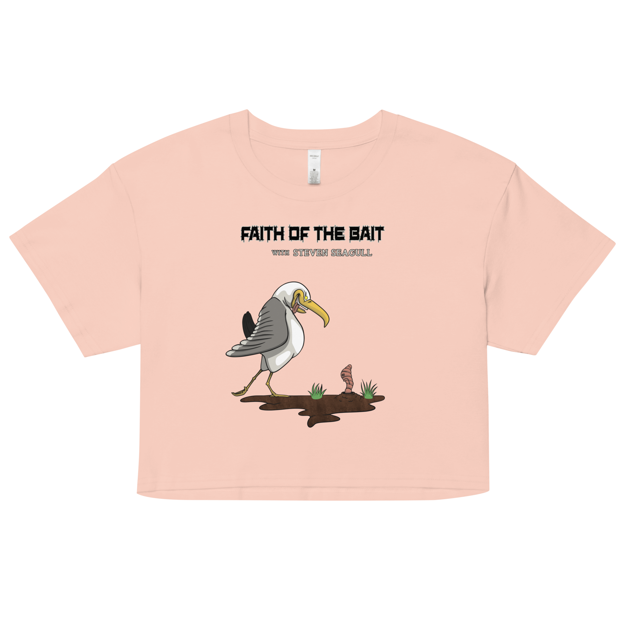 Faith of the bait pink crop top